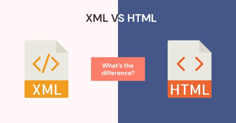 HTML VS XML